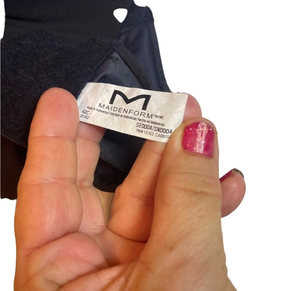 Maiden form Black Strapless Bra Size 42C - Picture 4 of 4